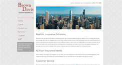 Desktop Screenshot of browndavisinsurance.com