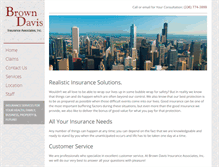 Tablet Screenshot of browndavisinsurance.com